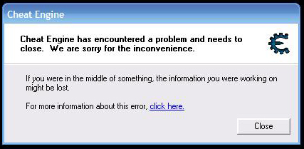 Crash Report Cheat Engine.JPG