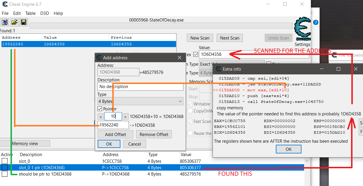 Cheat Engine :: View topic - Difficulty finding values(4,2,8 byte) for some  games