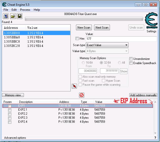 Cheat Engine :: View topic - Scan gives no result when it should.