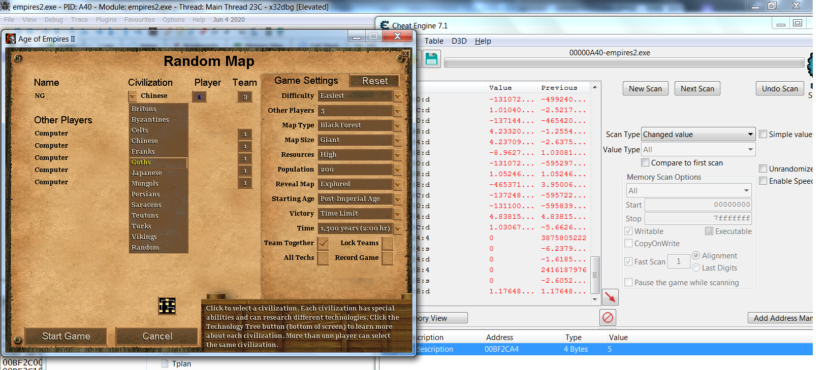 civilization vi cheat engine