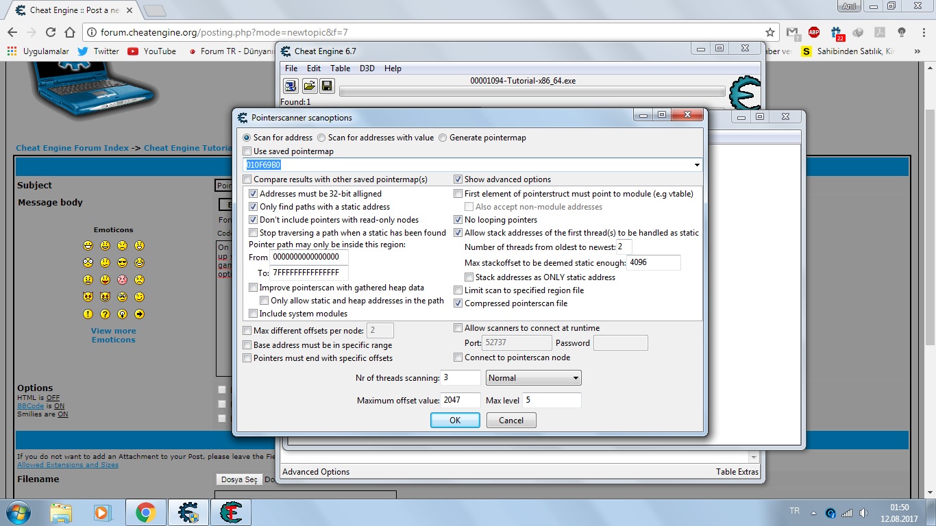 Cheat Engine :: View topic - Scan gives no result when it should.