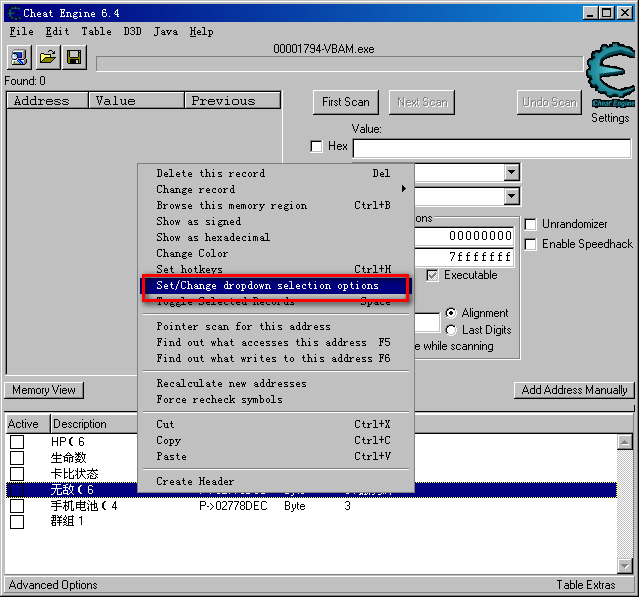 Cheat Engine :: View topic - Cheat Engine 6.4 GUI unreadable code