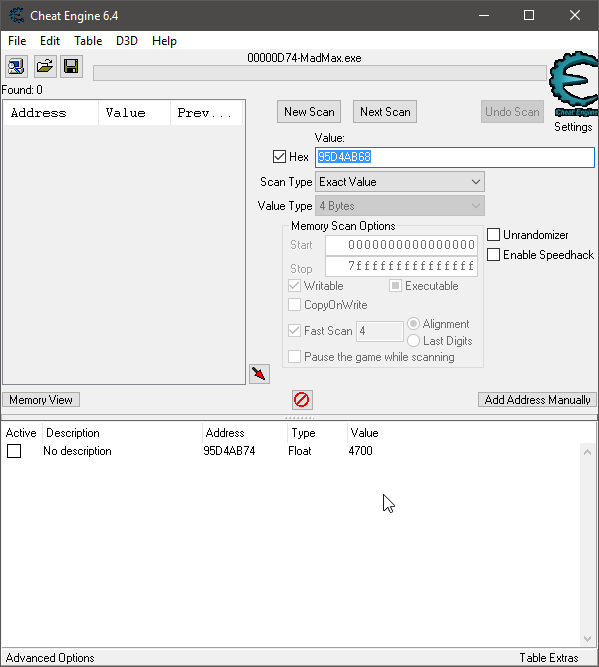 Cheat Engine 6.4