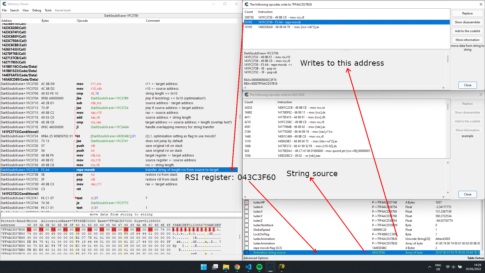 Cheat Engine :: View topic - Entity Address and Pointer Issue Regarding  Floating Point