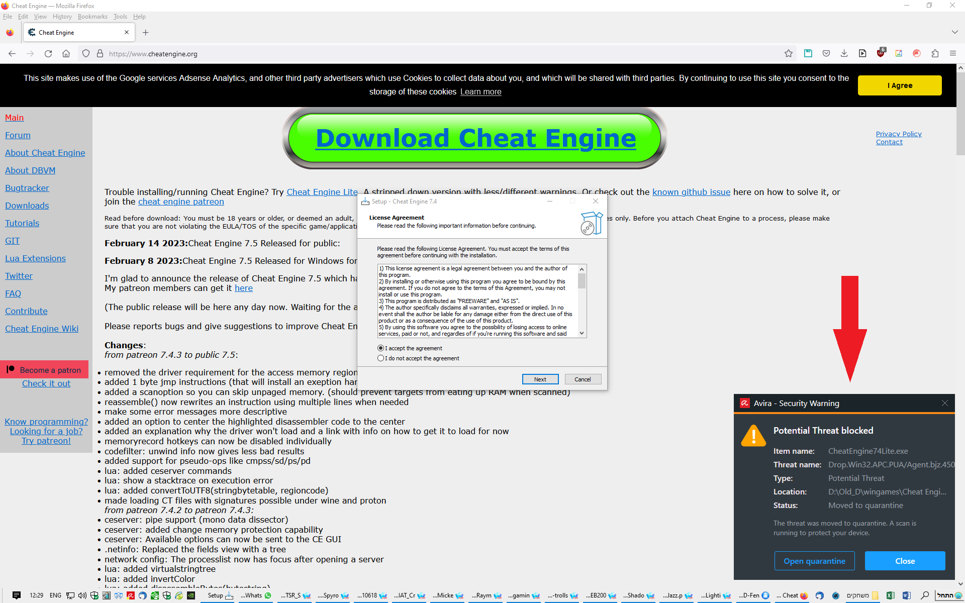Cheat Engine setup malware/PUP? - File Detections - Malwarebytes Forums