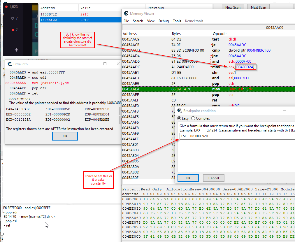 Cheat Engine :: View topic - Entity Address and Pointer Issue Regarding  Floating Point