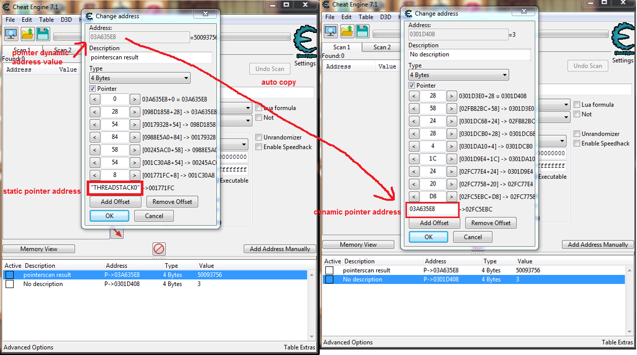 Cheat Engine :: View topic - How to find this similar offset
