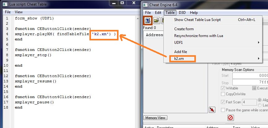 Cheat Engine :: View topic - how to read or write Binary&Binary(x->y) with  lua src