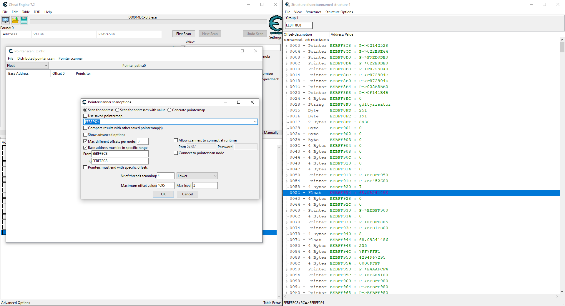 Cheat Engine :: View topic - Pointer Scanner with Dereferenced Base Address