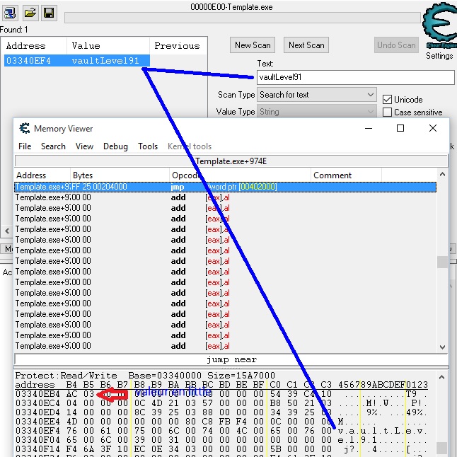 Cheat Engine :: View topic - how to search for text