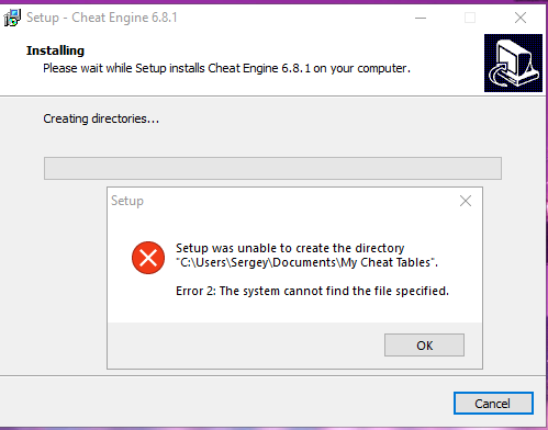 Cheat Engine 7.1 Installer Does Not Work, while 7.2 keeps installing  infinitely · Issue #931 · sandboxie-plus/Sandboxie · GitHub