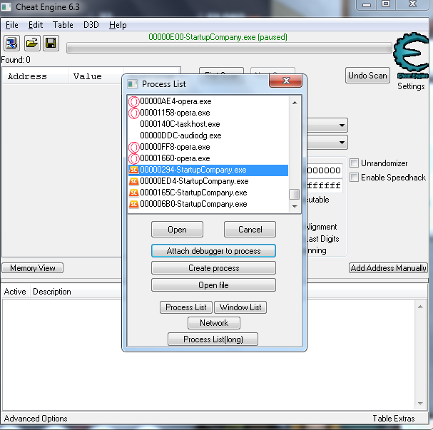 Cheat Engine :: View topic - Help on opening Cheat Engine