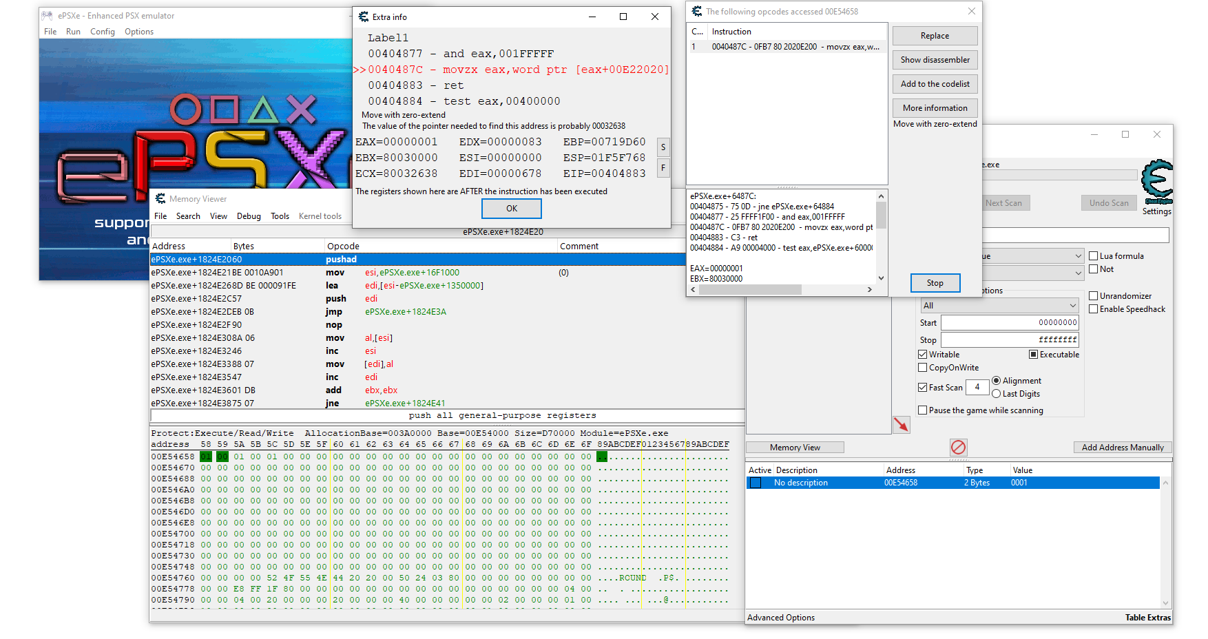 Windows] How to put GameShark codes on ePSXe 1.9.25