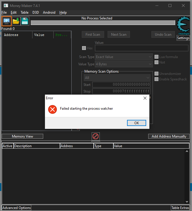 Cheat Engine :: View topic - ceserver Error: Only (PIE) Supported