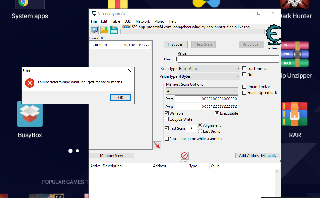Cheat Engine :: View topic - Help Cheat Engine 6.4 with Bluestack Android  game