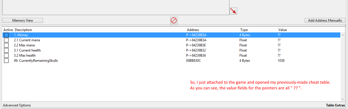 Cheat Engine :: View topic - Pointer problem for Mad Max