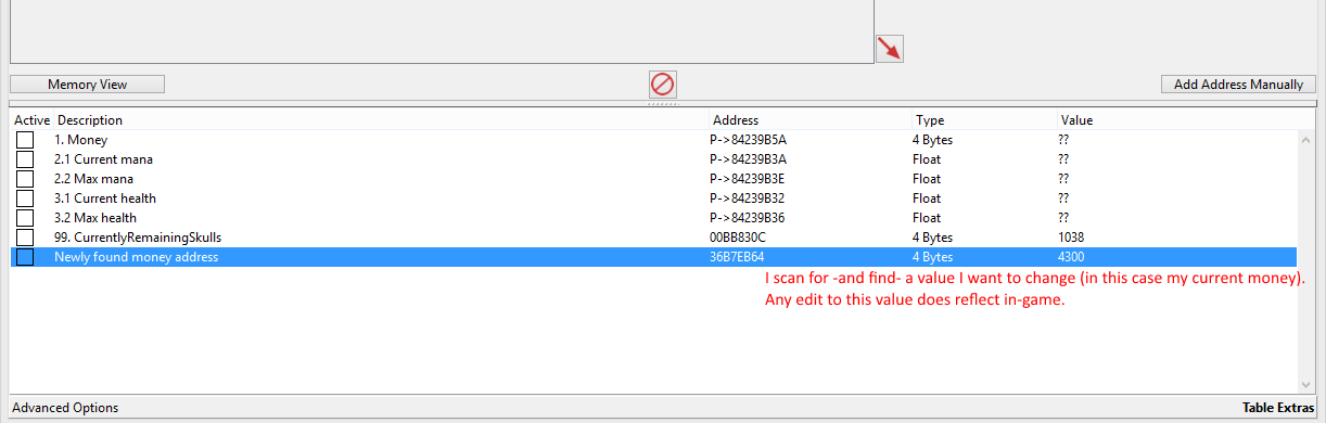 Cheat Engine :: View topic - Pointer scan does not show my results