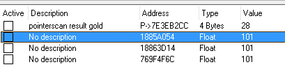 Cheat Engine :: View topic - Scan gives no result when it should.