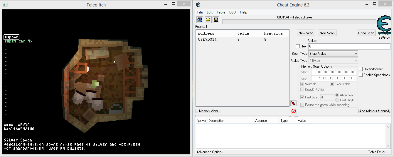 Only one pointer or address.PNG