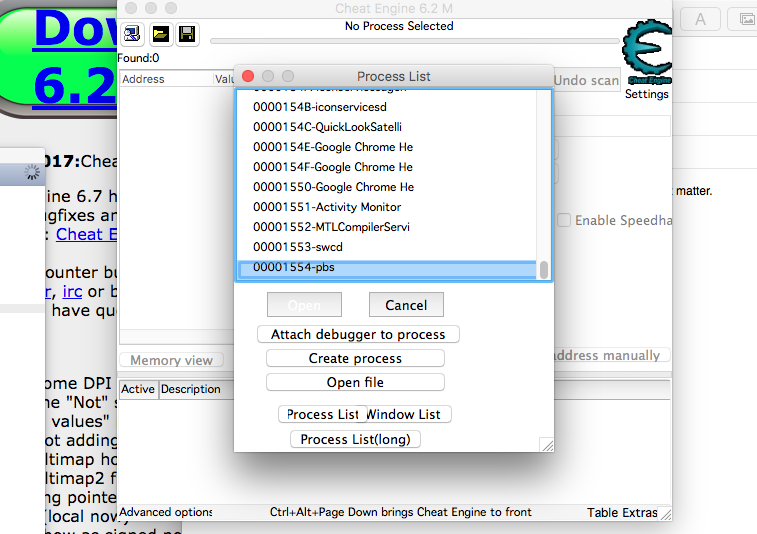 Help] Cheat Engine Process