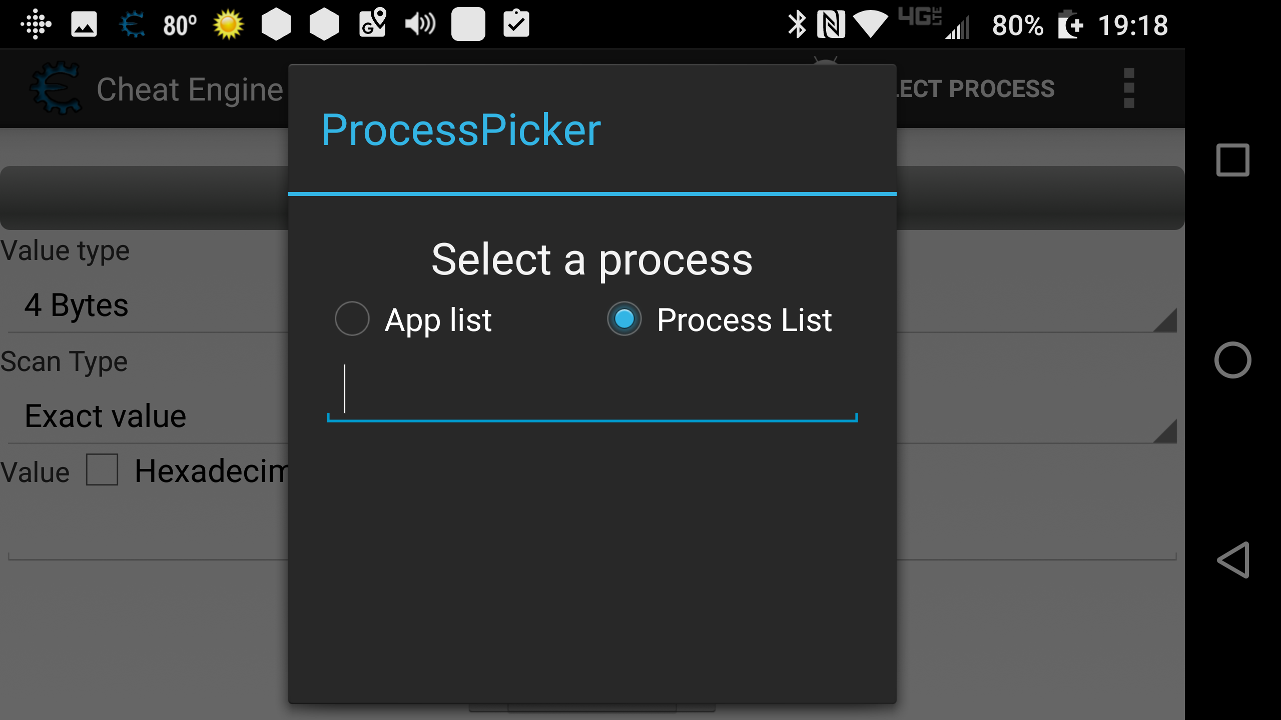 Use the Cheat Engine app on an Android device with root permissions