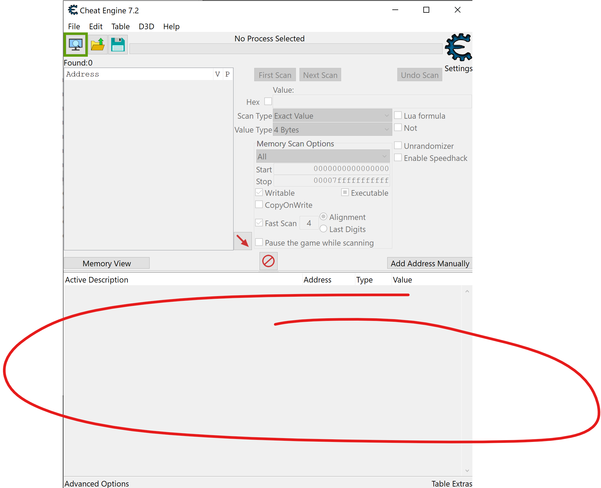 Cheat Engine :: View topic - 7.2: TTreeNodes.GetNodeFromIndex - Error