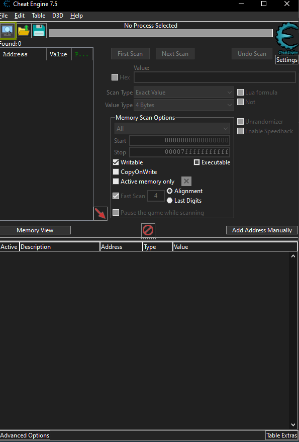 Cheat Engine :: View topic - Add Address Manually