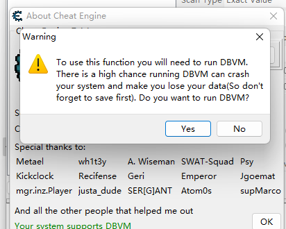 DBVM, Cheat Engine Wiki