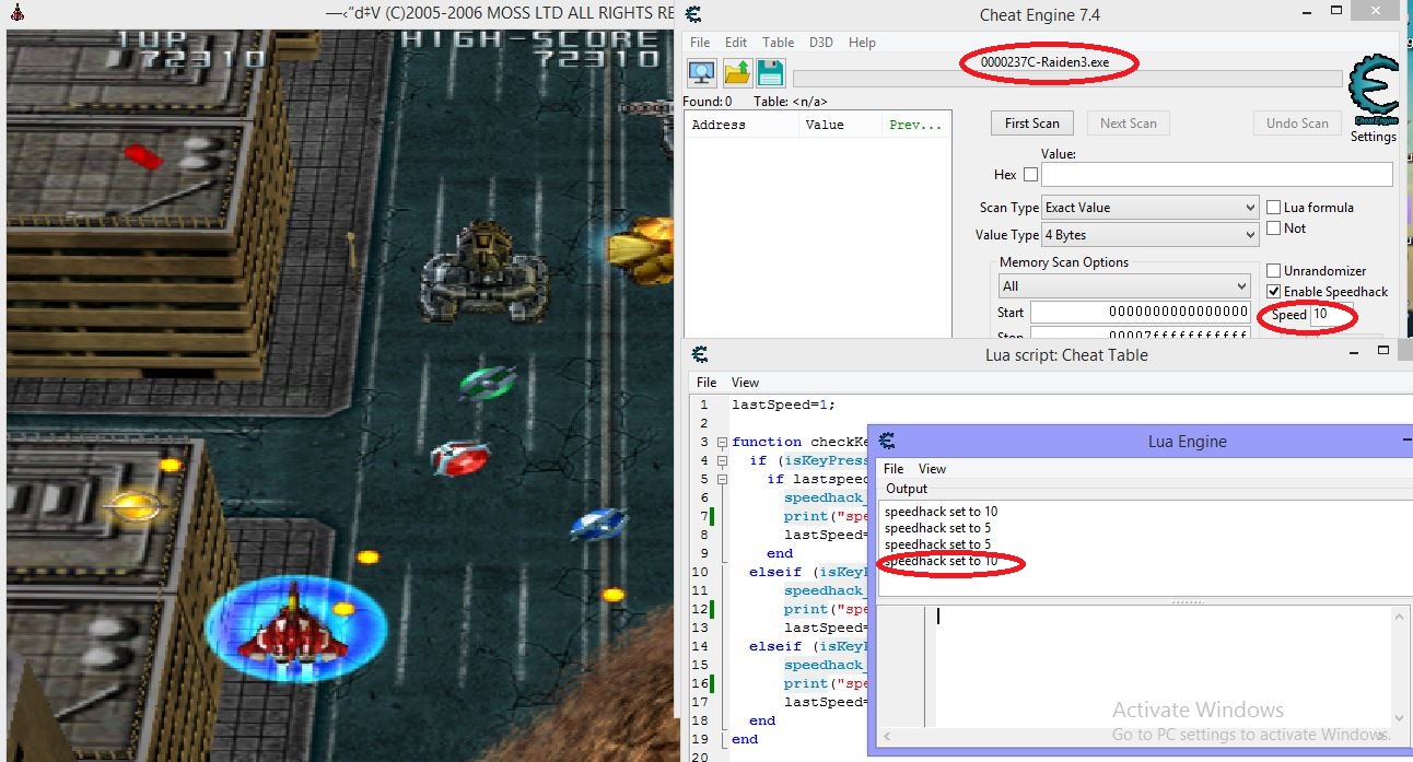 Cheat Engine :: View topic - Hotkeys Lua