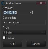 Cheat Engine :: View topic - Add Address Manually
