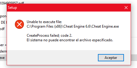 Cheat Engine :: View topic - Trouble installing CheatEngine