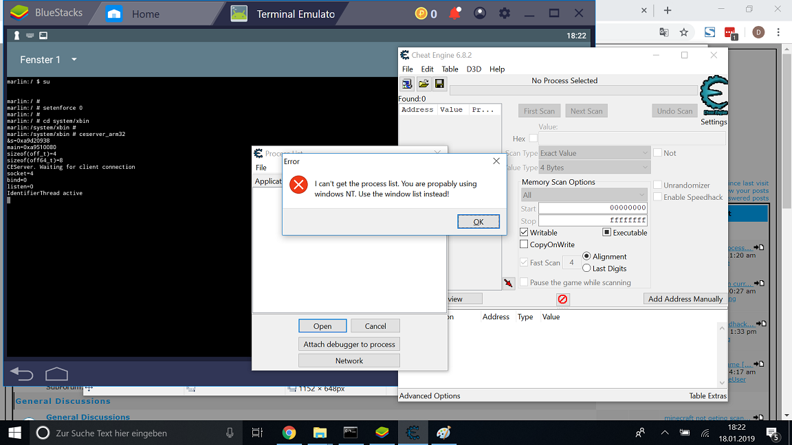 android ceserver arm or x86 attach stuck · Issue #2431 · cheat-engine/cheat- engine · GitHub